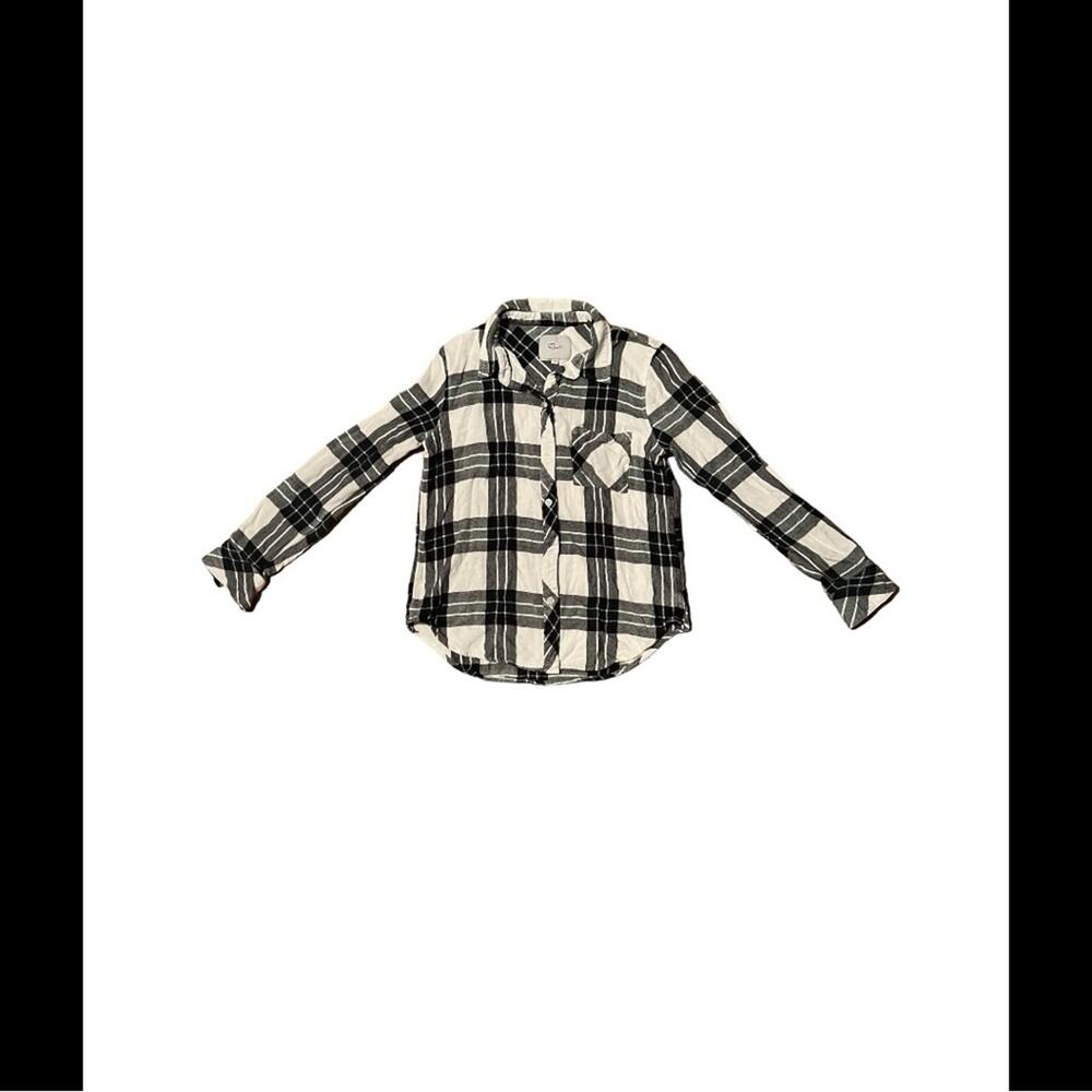 Rails Hunter Shirt Size S White Admiral Pine Plaid Button Up